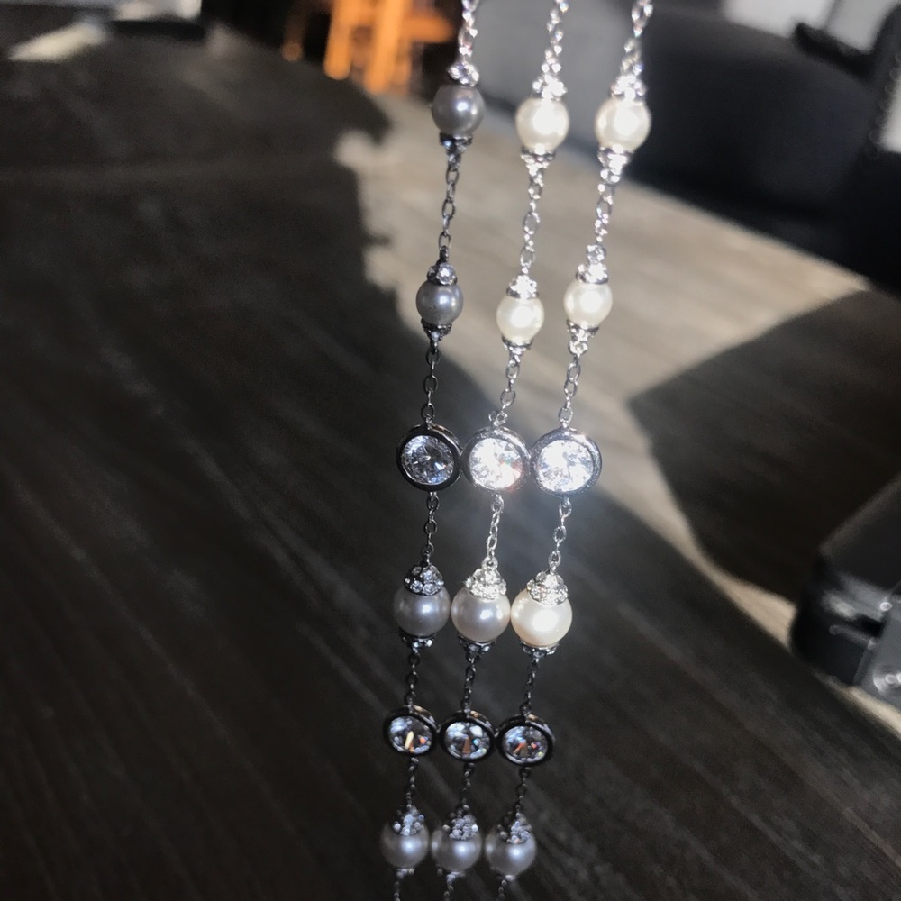 Nadri Pearl Multi Strand Choker